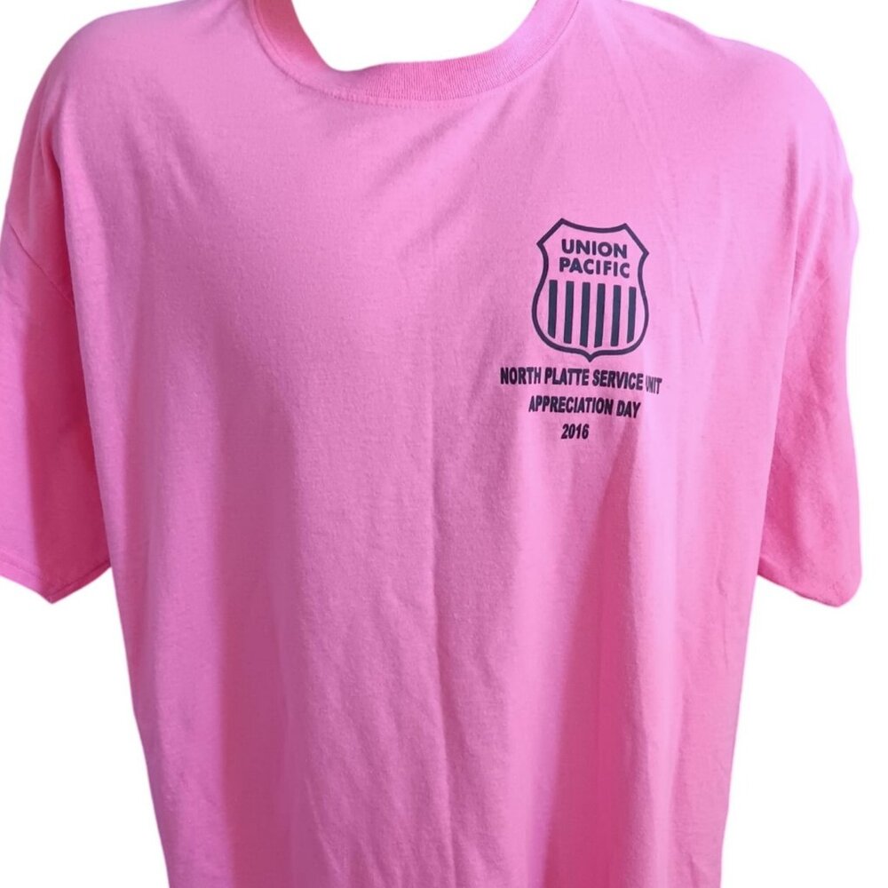 Men's XL T-shirt Union Pacific North Platte Service Unit Appreciation Day 2016